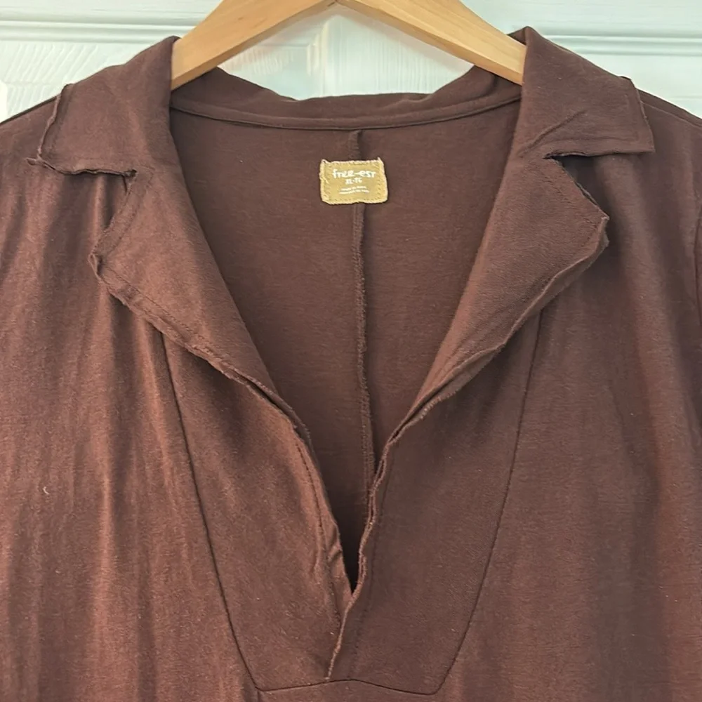 NWT Free People Mira Midi in Chocolate Torte, size XL - Picture 4 of 10